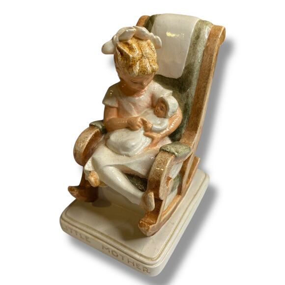 Vintage Sebastian Miniatures Figurine  Little Mother 3.5" - Picture 1 of 7